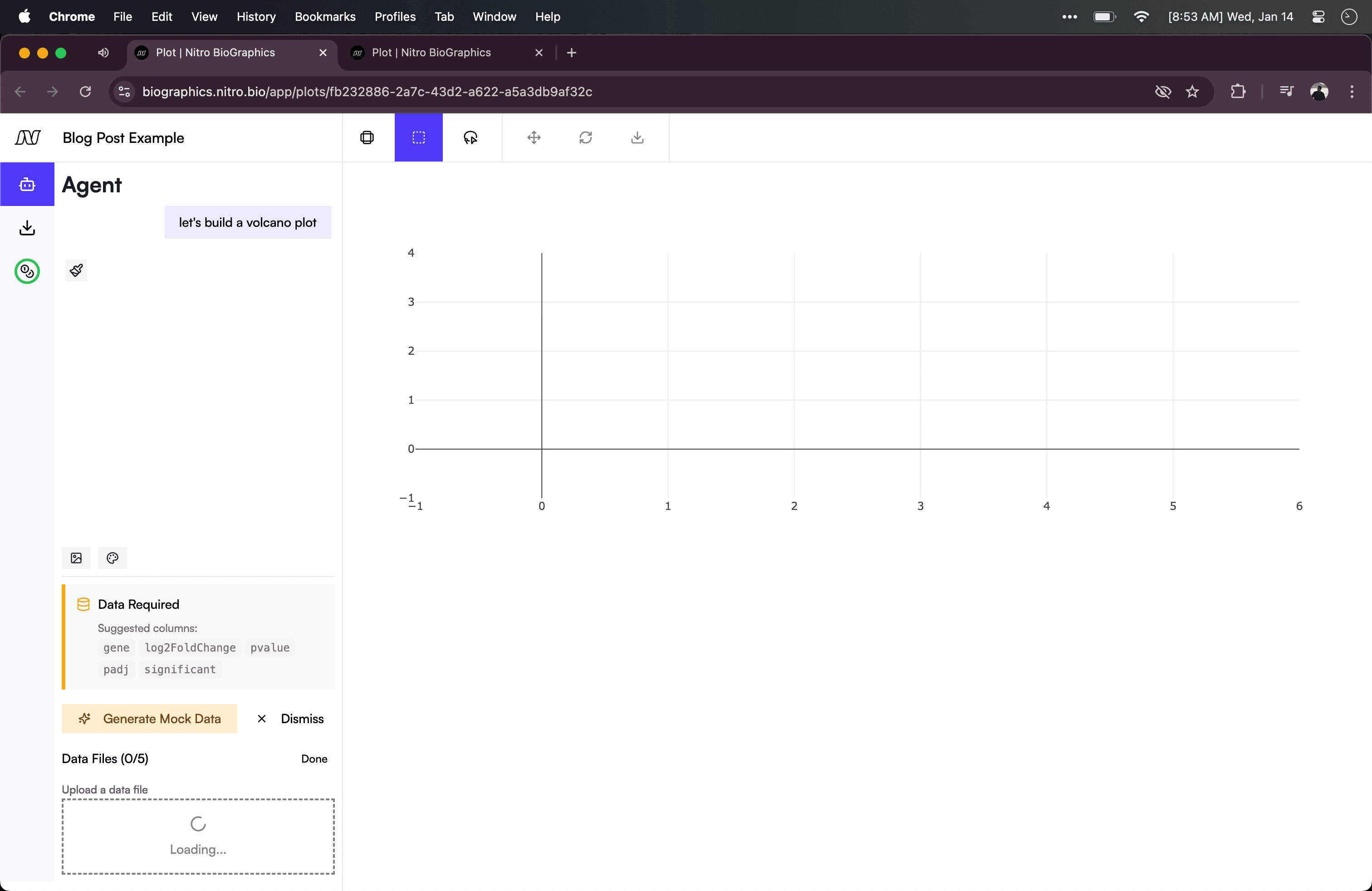 Ask for data tool